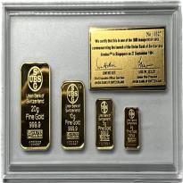 Gold Minted Kine Bar SET UBS - 37 Grams | Silver Bullion